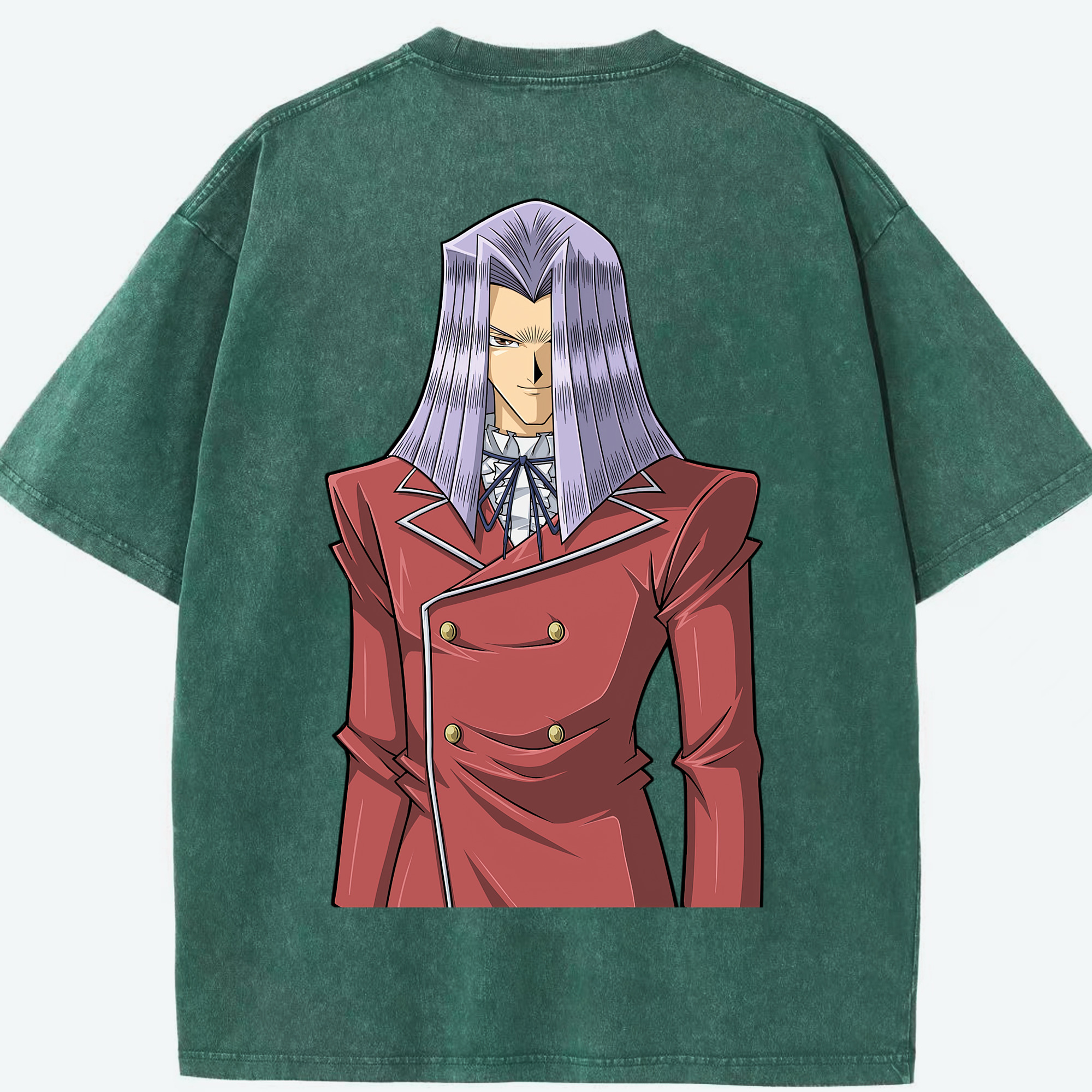 （画像用） 遊☆戯☆王 Yu-Gi-Oh! 綿100% ヴィンテージ風 半袖Tシャツ（背面プリント）